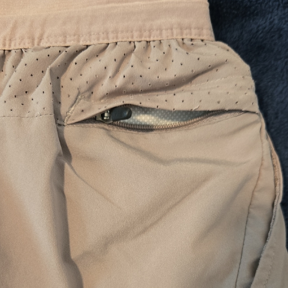 Nike Men's Beige Athletic Shorts - Picture 3 of 5